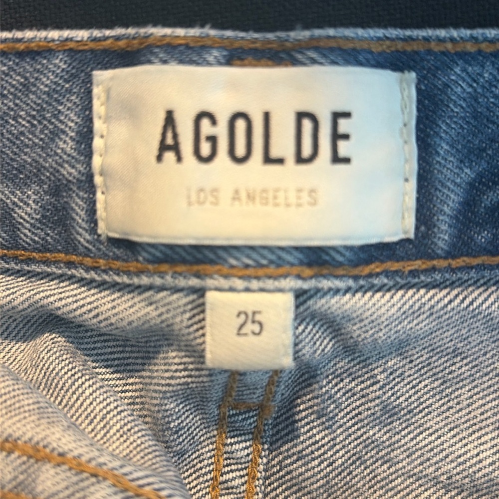 Agolde jeans - v waist baggy - fairway wash